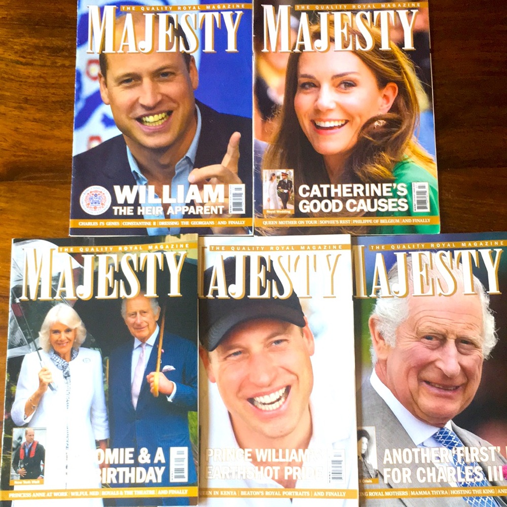 Majesty the Quality Royal Magazine (lot of 5 issues)